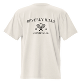 Beverly Hills Oversized T-Shirt Faded Bone Back