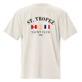St. Tropez Oversized T-shirt Faded Bone Back