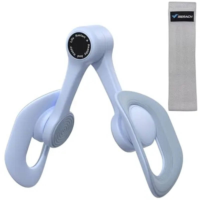Merach Thigh Trainer Home Fitness Equipment for Inner Thigh, Legs, Arms, Arm Trimmers Optional Versions: Standard, Strap, Smart Counter Blue