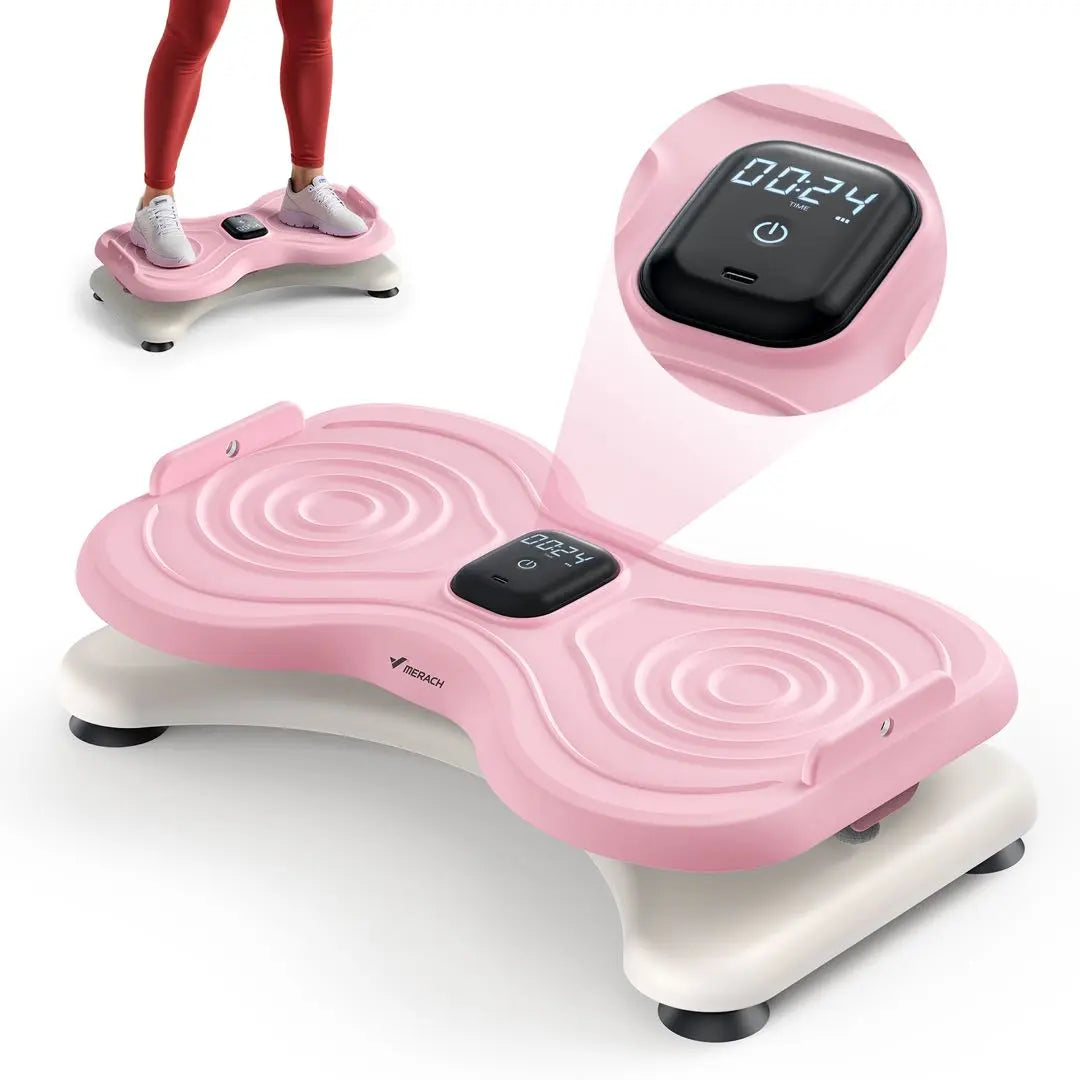 Merach Waist Twist Machine Toned Abs Waist Twister Can Stand with Feet Apart Double Non-Slip No Noise Use Exercise Equipment Abdominal Roller Workout