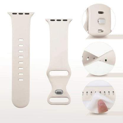 Adjustable Waterproof Silicone Watch Band (Band Only), Soft & Comfortable Wristband for Apple Watch, Smartwatch Accessories, Watch Straps