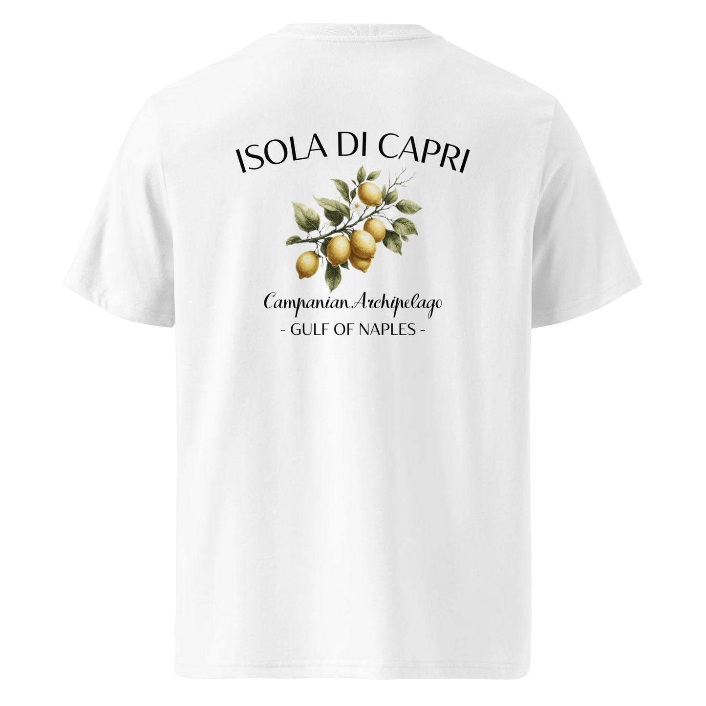 Capri Heavyweight T-Shirt White Back