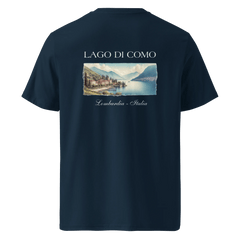 Como Heavyweight T-Shirt Navy Back