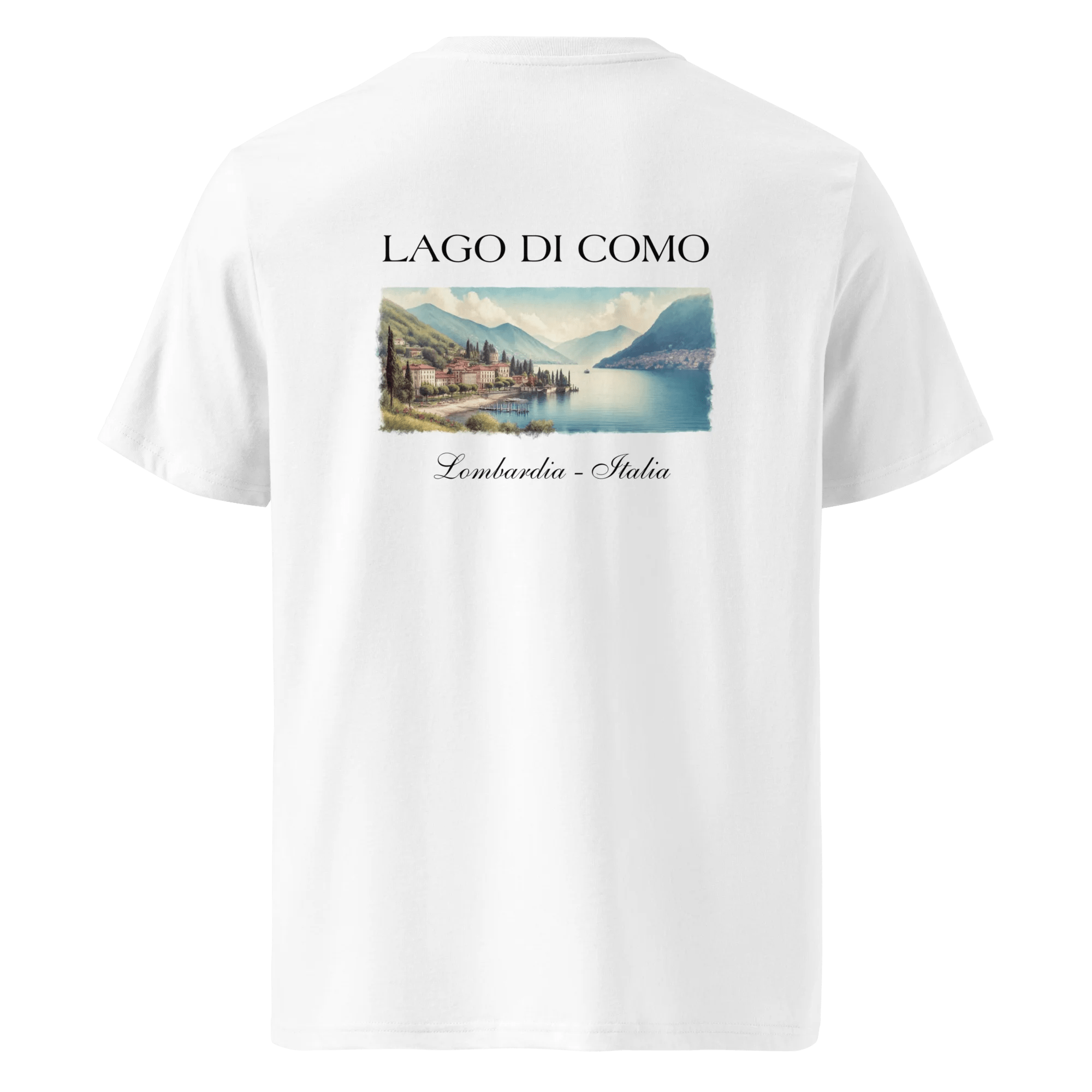 Como Heavyweight T-Shirt White Back