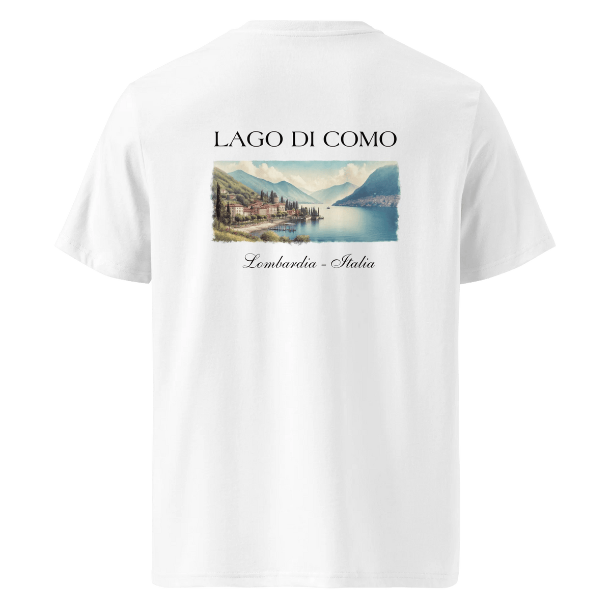 Como Heavyweight T-Shirt White Back