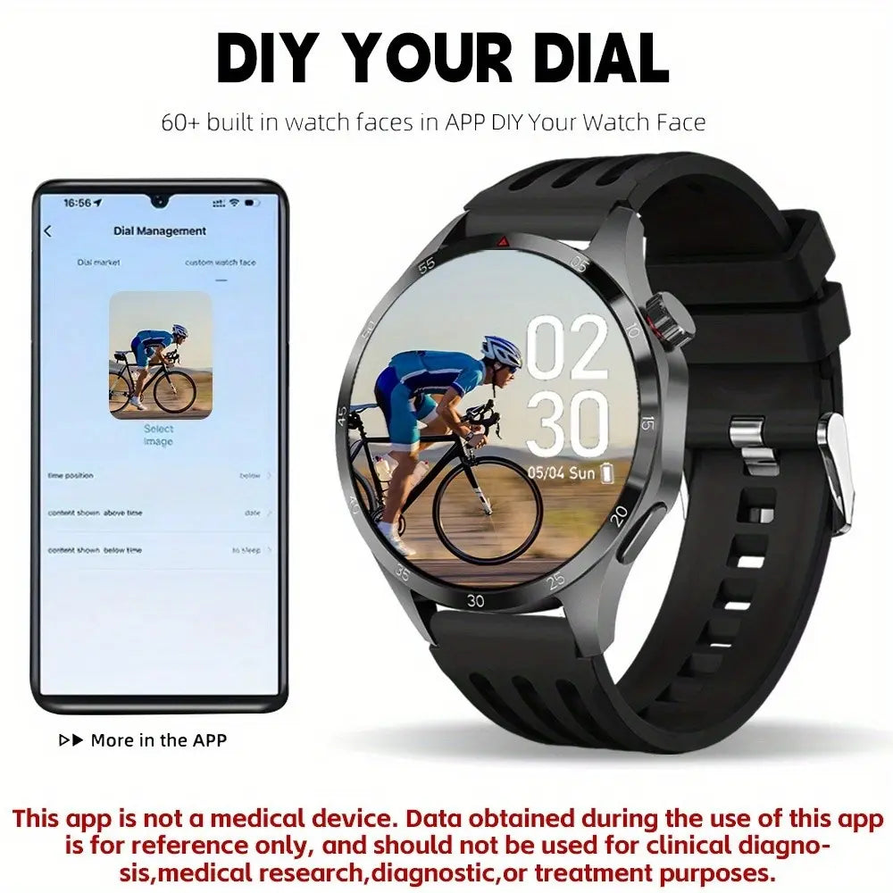 Smartwatch Metal Body Silicone Strap Multiple Watch Faces Wireless Communication Sms Reminder Sports Modes Magnetic USB Charging Digital Smart Watches