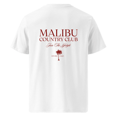 Malibu Heavyweight T-Shirt White Back