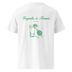 Tequila & Tennis Heavyweight T-Shirt Back